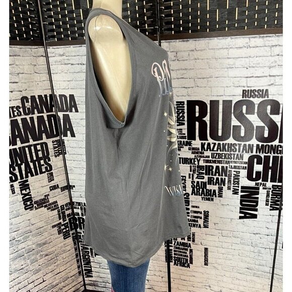 Pink Floyd Torrid Plus 3 Gray Wish You Were Here Graphic Crew Cotton Tank Top - Picture 5 of 6